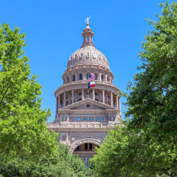 The Texas State Capital dome. Photo Credit: Clark Van Der Beken on Unsplash [https://unsplash.com/photos/nnXteluHFhY]