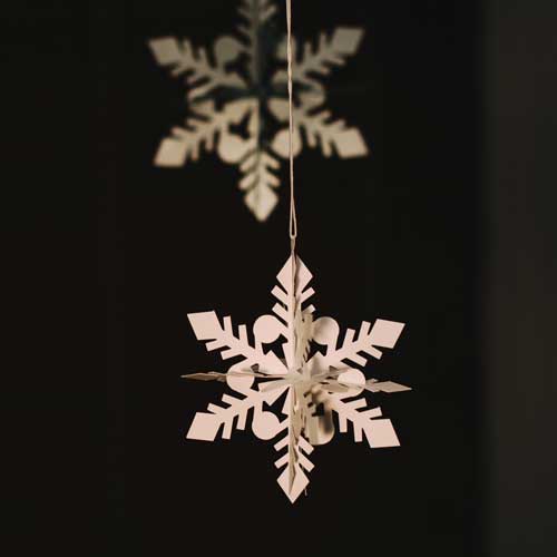 Paper snowflakes hung from string. Photo Credit: Kelly Sikkema on Unsplash [https://unsplash.com/photos/hanging-snowflakes-paper-decor-QlL_MIF7Xjc]
