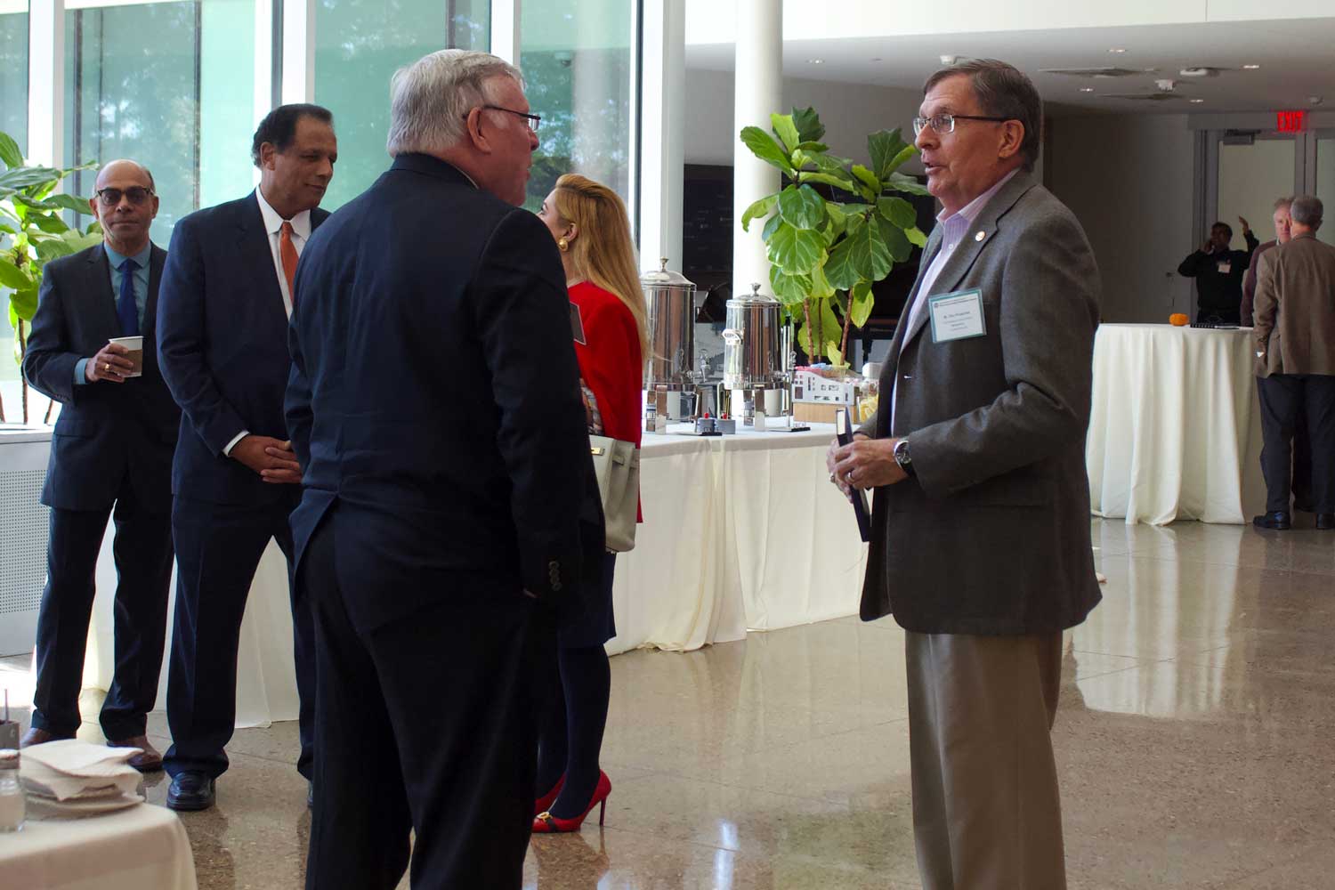 Attendees were able to learn from University officials how UT Dallas can contribute to their groups’ economic development efforts.